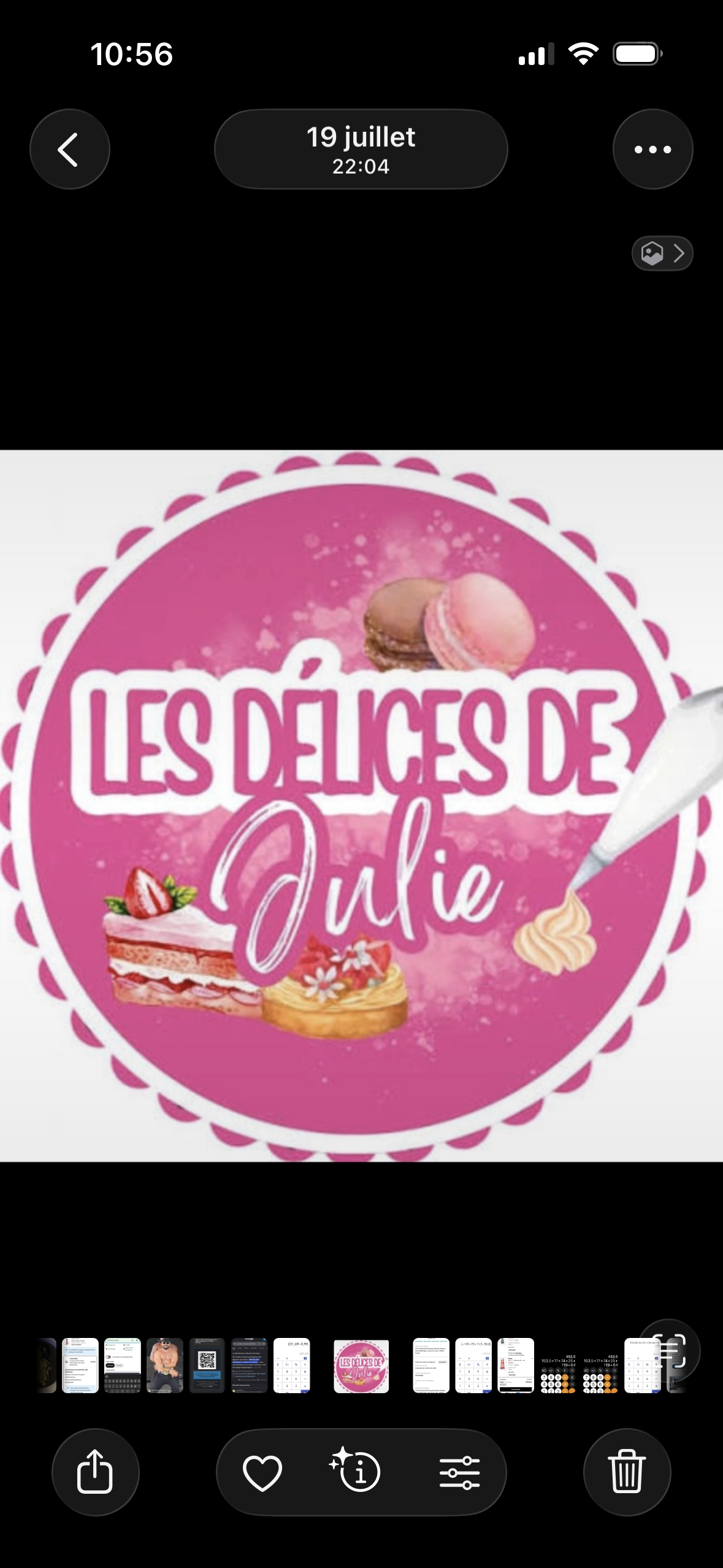 Logo Les douceurs sucrées de Julie